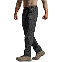 CQR Men's Tactical Pants, Water Resistant Ripstop Cargo Pants, Lightweight EDC Work Hiking Pants, Outdoor Apparel
