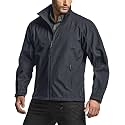 CQR Men's Tactical Softshell Jacket, Winter Warm Fleece Lined Coat, Water Resistant Outdoor Hunting Hiking Rain Windbreaker
