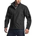 CQR Men's Tactical Softshell Jacket, Winter Warm Fleece Lined Coat, Water Resistant Outdoor Hunting Hiking Rain Windbreaker