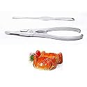 Crab Cutter Tool Set, Stainless Steel Multipurpose Crackers, Shell Fish, Lobster Crab Cutter & Nutcracker 7inch…