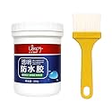 Crack Seal Glue 300gm with Brush Transparent Waterproof Resin Epoxy for Roof Leakage Crack Seal Agent Roof Water Leakage Solution Water Proof Glue for Waterproofing (300 GM / 1 PACK)