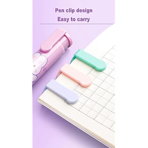 crackles beautiful retractable pen style cartoon eraser for children and birthday return gifts pack  pack of 4  designs and color may vary