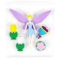 Crackles Cute Colourful Fairy Angel Eraser Set Assorted Colors and Designs for Birthday Return Gifts, Multicolor, S-Pari-80