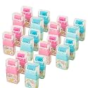Crackles Cute kawaii Cartoon Roller Eraser in a Glitter Cap pencil Rubber Eraser set Stationery for Boys and girls and Birthday Return Gifts - Pack of 20, Design and Color
