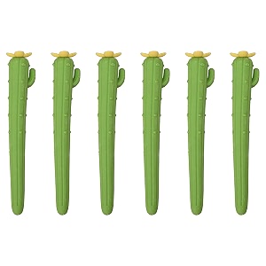 crackles long cactus shaped dust-free eraser rubber for kids for birthday party return gift pack of 6 yellow s-caceraser-6-50-ub
