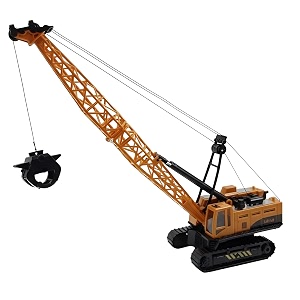 crackles push and go friction crane toys for boys - 155 model construction toy with cable 360 degree rotating towing crane toy vehicle for 3 years old kids boys girlsmulticolor