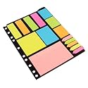Crackles Sticky Notes – 375 Sheets Sticky Pad, Stick Notes for Study, Stationary Items, Self-Adhesive Memo Pad Sticky Notes Bookmark Point It Marker Memo Sticker
