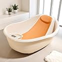 CRADLEVE Baby Bathtub with Temperature Sensor Anti-Slip