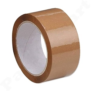 crae brown packaging cello tape for office home and e-commerce packing  100m  pack of 1