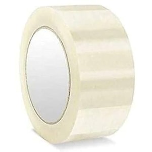 crae transparent packaging cello tape for office home and e-commerce packing  100m  pack of 1