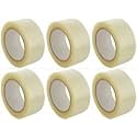 CRAE Transparent Packaging Cello Tape For Office, Home and E-Commerce Packing | 100M | Pack of 6