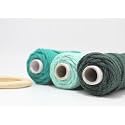 Craft Affair | 3Ply Twisted Marame (Each Color 100 Meter, 3mm) | for Craft, DIY, Art - Sea, Mint, Bottle