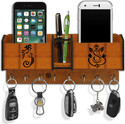 craft collection God Ganesh Designer Unique Stylish Wooden for Home Decor Wood Key Holder