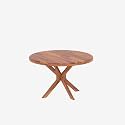 CRAFT D ARTS Dining Table 4 Seater || Dining Room Set ||Dining Table Set || Home Dining Room Furniture || Sheesham Wood Round Dining Table ONLY || Dining Table 4 Seater, Honey Finish