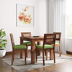 craft d arts sheesham wood 4 seater dining table for living room home hall hotel dinner restaurant wooden dining table dining room set dining table with 4 chairs