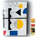 CRAFT JUNKY Handmade Art Journal Diary (White), 100 Pages