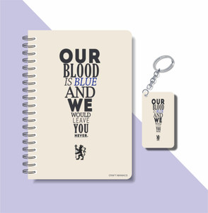 craft maniacs 2023 chelsea diary  keychain a5 notebook ruled 160 pages