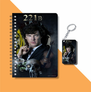 craft maniacs sherlock a5 notebook ruled 160 pages