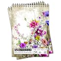 Craft Qila Colorful Painting (50 Sheets, 100 Pages) A3 Sketchbook | Top Spiral-Bound Sketchpad for Artists | Professional Grade Drawing and Sketchbook - Pack of 2