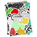 Craft Qila Colourfull (50 Sheets, 100 Pages) A4 Sketchbook | Top Spiral-Bound Sketchpad for Artists | Professional Grade Drawing and Sketchbook - Pack of 2