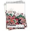 Craft Qila Design (50 Sheets, 100 Pages) A3 Sketchbook | Top Spiral-Bound Sketchpad for Artists | Professional Grade Drawing and Sketchbook - Pack of 2