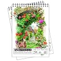 Craft Qila Flowers Watercolor Painting (50 Sheets, 100 Pages) A3 Sketchbook | Top Spiral-Bound Sketchpad for Artists | Professional Grade Drawing and Sketchbook - Pack of 2