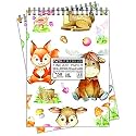 Craft Qila Kids Sketch (50 Sheets, 100 Pages) A4 Sketchbook | Top Spiral-Bound Sketchpad for Artists | Professional Grade Drawing and Sketchbook - Pack of 2