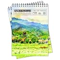 Craft Qila Landscape Painting (50 Sheets, 100 Pages) A5 Sketchbook | Top Spiral-Bound Sketchpad for Artists | Professional Grade Drawing and Sketchbook - Pack of 2