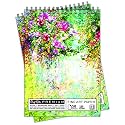 Craft Qila Spring Multicolored (50 Sheets, 100 Pages) A4 Sketchbook | Top Spiral-Bound Sketchpad for Artists | Professional Grade Drawing and Sketchbook - Pack of 2