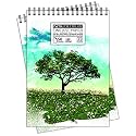 Craft Qila Tree Landscape (50 Sheets, 100 Pages) A5 Sketchbook | Top Spiral-Bound Sketchpad for Artists | Professional Grade Drawing and Sketchbook - Pack of 2