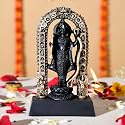 Craftam Polyresin Ram Lalla Idol,Shree Ram Lala Ayodhya Murti Statue for Home Temple Mandir Pooja, Decorative Gift for Diwali & Religious Decor(Gold,7 Inch)