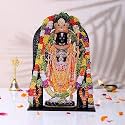 Craftam RAM Lalla Idol Ram Lalla Idol MurtiStatue Shree Ram Lala Ayodhya Statues for Gift Home Temple Mandir Pooja (MDF Made)