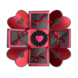 CRAFTED WITH PASSION Exploding Box Surprise Gift