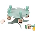 Craftelier - Organiser and Holder for Ink Applicators or Inkers | 8 Spaces for Inkers | Requires Assembly | Approximate Size Diameter 16 cm - Turquoise Lacquered Wood