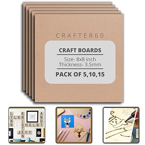 Square MDF Boards for Art and Craft
