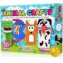 Craftikit® 20 Award-Winning Animal Toddler Arts and Crafts for Kids Ages 3-10 Years, All-Inclusive Animal Craft Kits, Fun Toddler Craft Box for Girls, Boys in Preschool