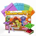 Craftikit® 20 Award-Winning Dinosaur Crafts for Kids - All-Inclusive Fun Dinosaur Crafts for Kids Ages 3-10 - Organized Toddler Craft Kit