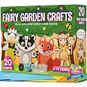 Craftikit® 20 Award-Winning Fairy Garden Crafts for Kids - 20 All-Inclusive Fun Paper Toddler Crafts, Fairy Garden Kit for Kids Ages 3-10