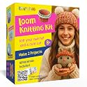 Knitting Kit for Kids - Beginner Loom Knitting Kit to Make a Hat & Cat