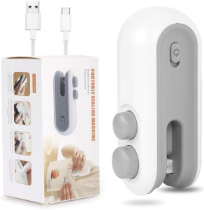 craftingshoper portable sealing machine with usb charging hand held heat sealer