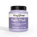 CrafTreat Lovely Lavender 250ml - Chalk Paint for Wood Furniture,Wall, Home Decor, Glass, DIY Craft - Matte Acrylic Multi Surface Paint - 250 ML