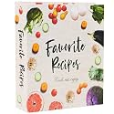 CraftSaints Recipe Binder 8.5x11, 3 Ring DIY Cookbook Binder Kit 12 Dividers & 50 Plastic Sleeves & 25 Recipe Pages & 36 Labels, Recipe Organizer Binder Kit, Recipe Book (Vegetable)