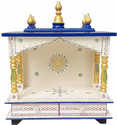 CRAFTSFORT (Mandir) Temple for Home Pooja, Arti Solid Wood Home Temple
