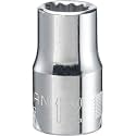 CRAFTSMAN Shallow Socket, Metric, 1/2-Inch Drive, 12mm, 12-Point (CMMT44233)