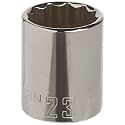 CRAFTSMAN Shallow Socket, Metric, 1/2-Inch Drive, 23mm, 12-Point (CMMT44240)