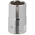 CRAFTSMAN Shallow Socket, Metric, 1/2-Inch Drive, 16mm, 12-Point (CMMT44266)