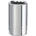 CRAFTSMAN Shallow Socket, Metric, 1/2-Inch Drive, 15mm, 12-Point (CMMT44236)