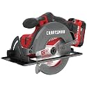 CRAFTSMAN V20 Cordless Circular Saw Kit, 6-1/2 inch, Battery and Charger Included (CMCS500M1)