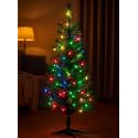 CraftVatika 4 Feet Christmas Tree with LED and Stand for Home Office Decor, X-Mas Tree for Indoor Party Setup, Festive Holiday Decoration Items, Seasonal Display Item for Living Room and Events