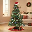 CraftVatika 6 Feet Christmas Tree with 88 Hanging Ornaments, LED Santa Cap, Garland, Xmas Decor Tree for Home and Office, Festive Holiday Decoration Items for Indoor Party Setup (92 Piece Combo)